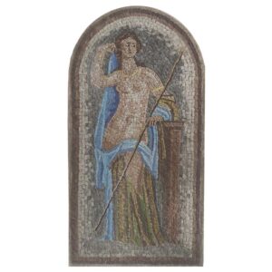 Mosaico “Figura Clásica con Lanza”