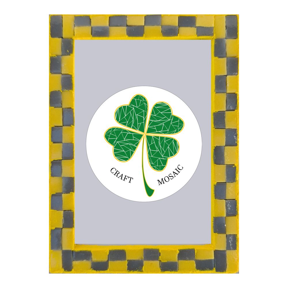 Marco para Fotos en Mosaico “Precaución”